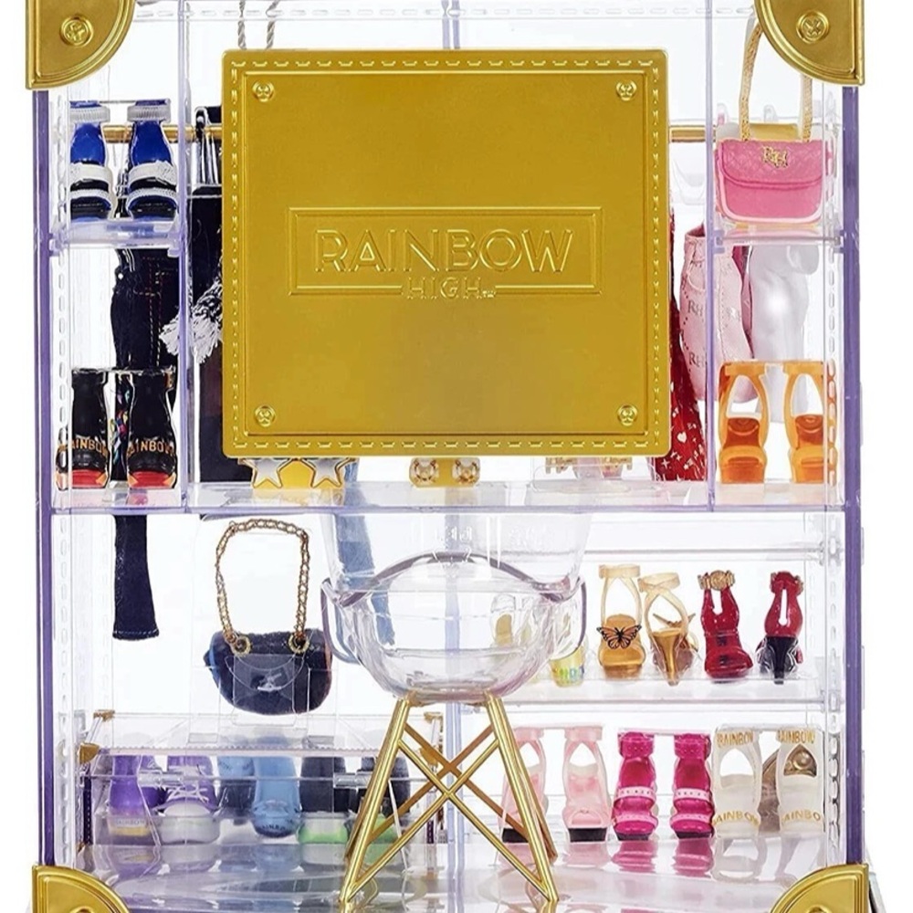 Rainbow Gold Dolls HIGH DELUXE FASHION CLOSET for ruby skyer jade and poppy